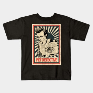 vintage Poster Pet Detective /// Ace Ventura Kids T-Shirt